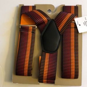 NWT Multi Colored BLAIR UNDERWOOD Suspenders